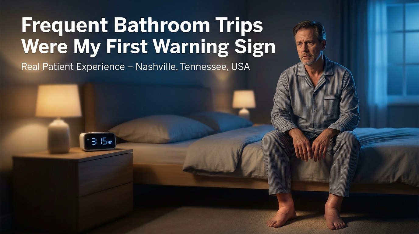 A frequent trips to the bathroom served as my first red flag